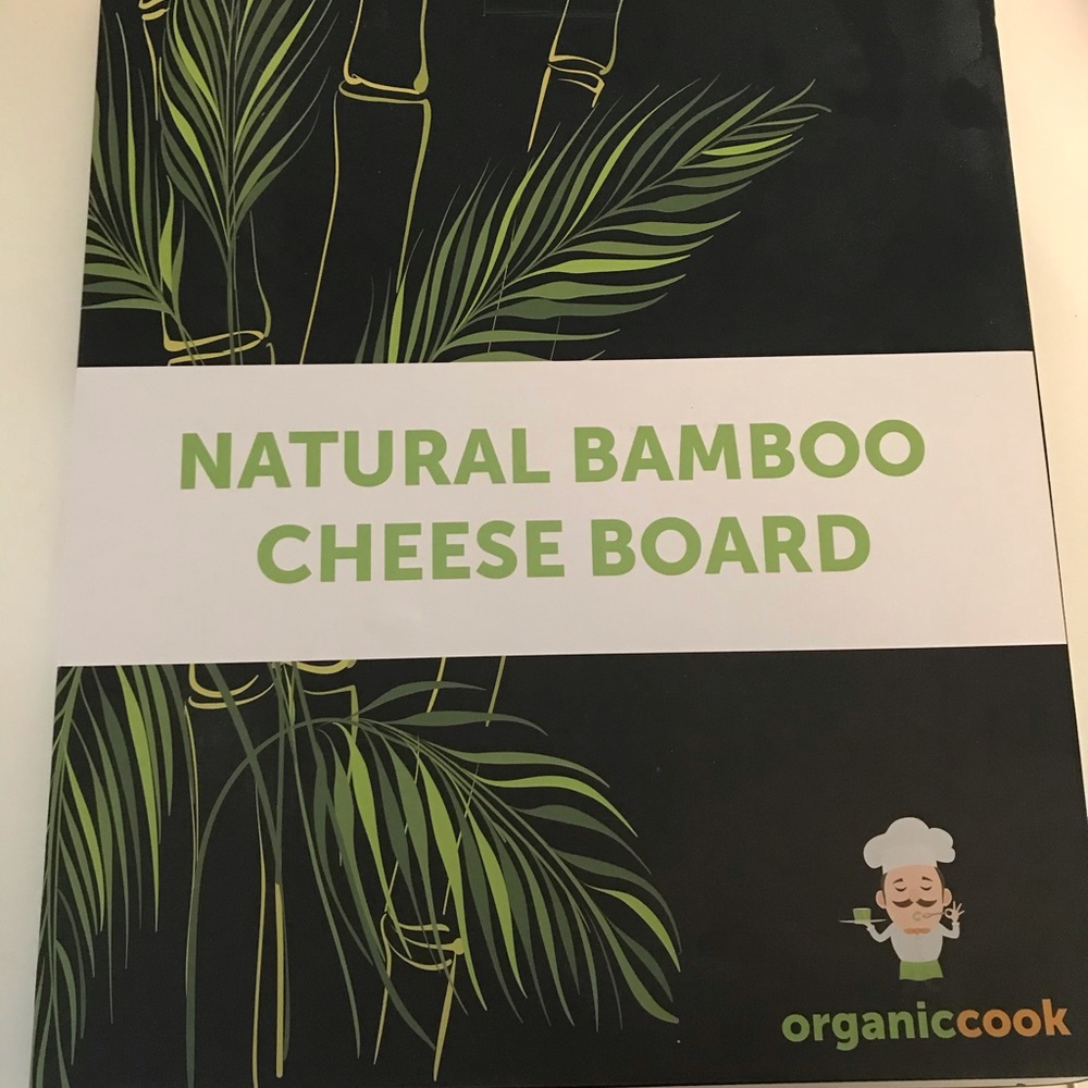 Organic Cook Bamboo cheese board